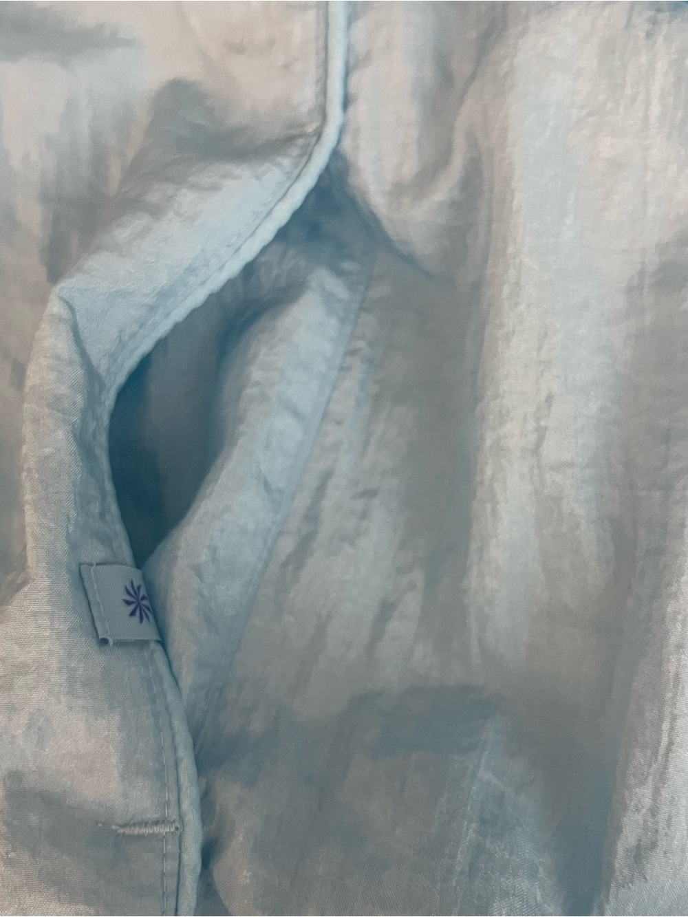 Athleta Light Blue Girls Windbreaker Jacket - Picture 10 of 15